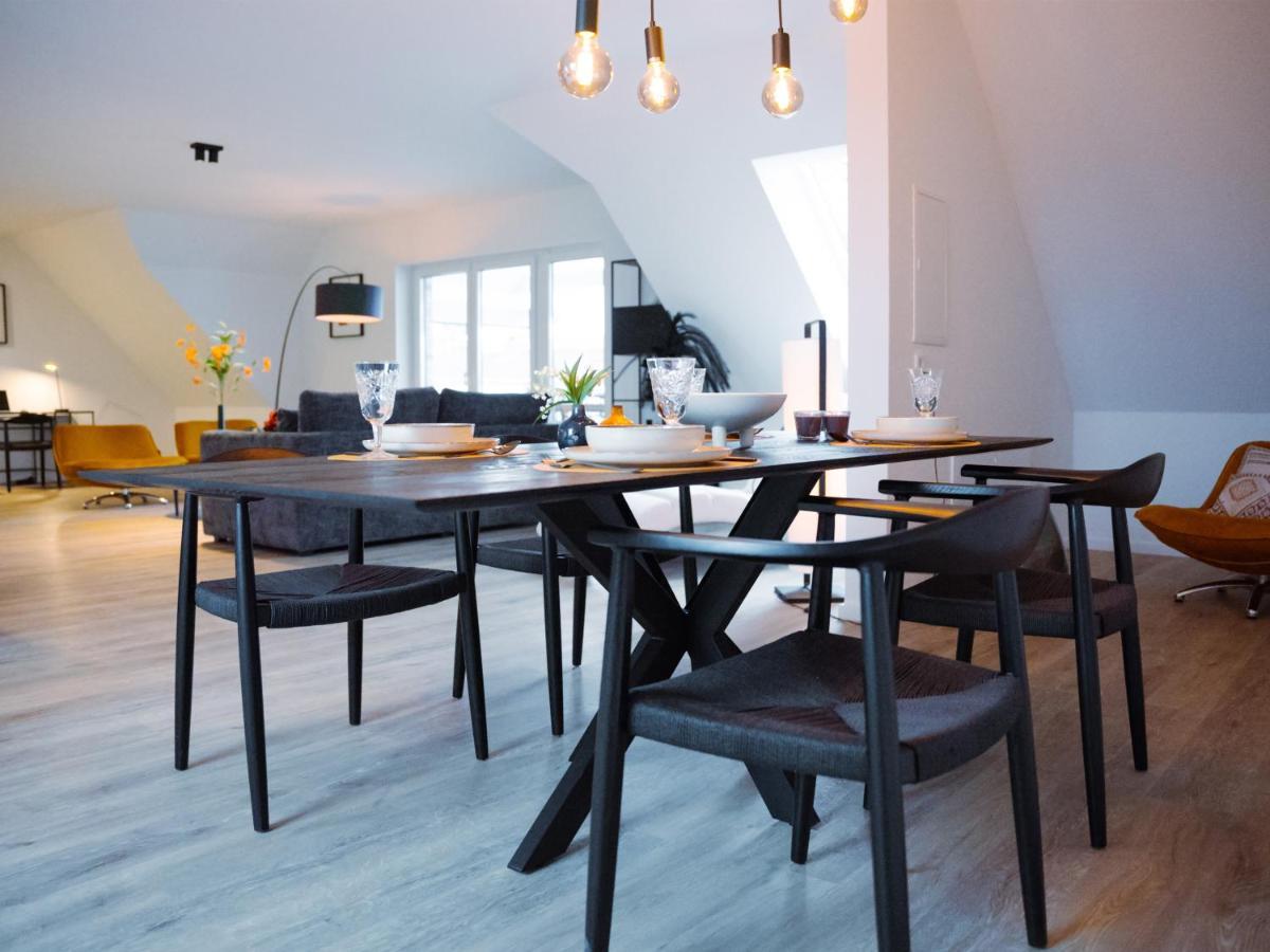 Lio Suite Design Apartment Balkon Terrasse Parken Fur 4 Personen Bad Salzuflen Buitenkant foto